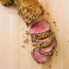 Once the tenderloin has rested and the sauce is ready, assemble the dish. Herb Crusted Beef Tenderloin Cook S Country