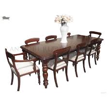 5 out of 5 stars. Colonial Rail Back Style Dining Setting 8 Seater Antique Reproduction Shop