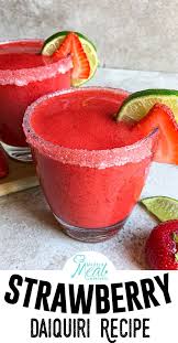 Strawberry Daiquiri Recipe Modernmealmakeover Com Recipe Strawberry Daiquiri Recipe Daiquiri Recipe Berries Recipes