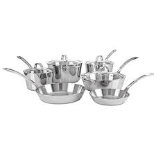 Maybe you would like to learn more about one of these? Viking Contemporary 3 Ply Stainless Steel Cookware Set 10 Piece The Cookware Channel