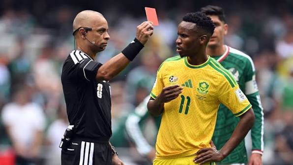 South Africa's Themba Zwane handed three-match ban for red card against  Mexico in FIFA World Cup opener - ESPN