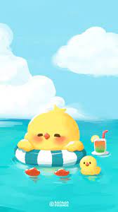 Patito Kawaii Dibujos Bonitos De Animales Animales Kawaii Pandas Animados