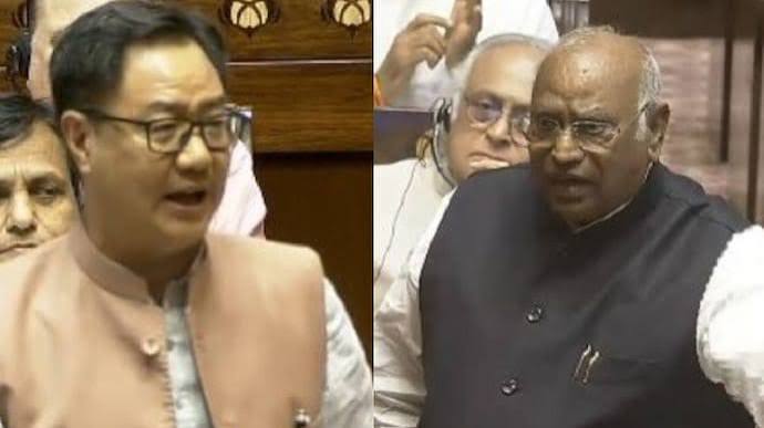 संसदीय कार्य मंत्री किरेन रिजिजू के अनुसार, बार-बार संपर्क करने के बावजूद कांग्रेस ने परिसीमन वार्ता में सहयोग नहीं किया। - इंडिया टुडे