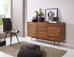 Flurmobel schlanke grosszugige oder unkonventionelle. Wohnling Sideboard 150 Cm Wl5 635 Aus Scheesham Massivholz Und Metall Wohnzimmer Schlafzimmer Flur Esszimmer Schubladen Kommode Design Sideboard Tur Holz