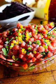 Watermelon Salsa Rezept Leckeres Essen Essen Essen Und Trinken