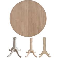 Parawood 36 Inch Round Table Top Natural Unfinished Furniture Parawood Natural Wood Table Unfinishedfu Round Table Top Table Top Unfinished Furniture