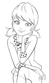 Marinette miraculous ladybug coloring pages. L Is For Ladybug Coloring Page Shefalitayal