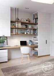 Check spelling or type a new query. Image Result For Modern Window Seat With Floating Shelves Home Office Design Office Interior Design Home Office Space