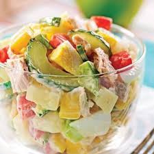 Salade De Thon A La Mangue Salade Thon Recettes De Cuisine Et Recette