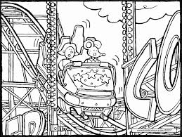 Download and print free roller coaster coloring pages. Roller Coaster Coloring Pages Coloring Home