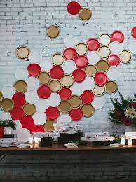 The best part of creating a plate wall is the hunt. Handmade Christmas Party Inspiration Christmas Decor Diy Christmas Party Inspiration Creative Christmas