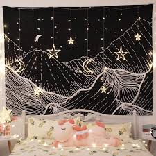 A mood that only shows its ugly face when a juicy little secret was swimmin' through the air. Wall Background Diy Dark Tapestry Ins Cartoon Hanging Cloth With Decorative Lights Shopee Malaysia