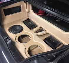 Trying To Wrap This Build Up Today Realtimeaudio Customtrunk Caraudio Customaudio Marauder Mdf 12vmisfit Car Stereo Speakers Car Audio Car Audio Systems