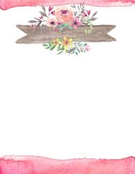 Select the design that you prefer. Free Flower Border Watercolor And Clipart Borders