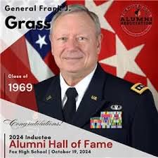 Congratulations to GEN (Ret) Frank Grass! On behalf of our Missouri ESGR  Chair, Tom Krahenbuhl, we extend our heartfelt congratulations to our  Missouri ESGR Vice Chair/Special Advisor and Missouri Veterans Hall of