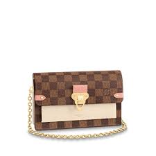 Louis vuitton pochette felicie what can fit inside the wallet on chain monogram *essentials only. Vavin Chain Wallet Damier Ebene Canvas Wallets And Small Leather Goods Louis Vuitton