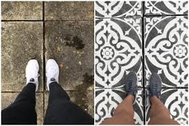 Turin Tile Stencil For Painting Concrete Lamintate Floor Wall Tiles Garden Patio Flags Porch Spanish Tile In 2020 Painting Concrete Painted Patio Paint Concrete Patio