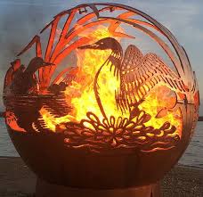 Handmade Metal Globe Fire Pit Fireball Firepits Fire Ball Fire Pits Fire Pit Art Iron Fire Pit Fire Pit
