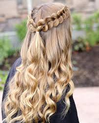 Season after season, designers have been sending all types of braids down the runway at fashion week, making braid hairstyles formally on trend for just about everyone. Naturalcurls Cheer Hair In 2019 Dance Hairstyles Braided Prom Hairstyles For Long Hair Hair Styles Simple Prom Hair