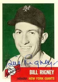 Bill Rigney Autograph on a 1953 Topps Archive (#328) - bill_rigney_autograph
