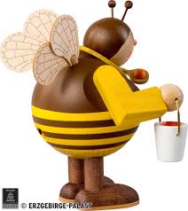 Rauchermannchen Biene Kugelrauchfigur 15 Cm Von Richard Glasser