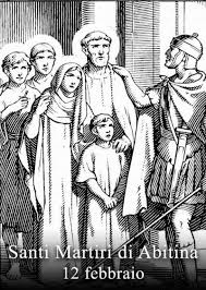 In quel tempo, vedendo le folle, gesù salì sul. Il Santo Del 12 Febbraio