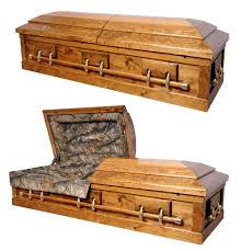 Wooden Casket But Not This Hideous Lining Wood Casket Coffin Decor Funeral Caskets