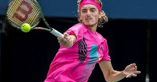 Stefanos tsitsipas (serving) and his brother, petros, train at the abn amro world tennis tournament in rotterdam. Tsitsipas Out To Inspire A Generation Complete Sports