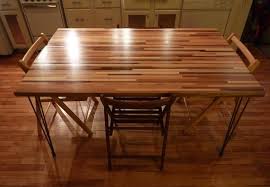 Brand new beautiful all natural solid wood rectangular butcher block farm table. Diy Dining Table 5 You Can Make Bob Vila