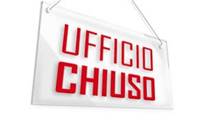 CHIUSURA UFFICIO SERVIZI SOCIALI
