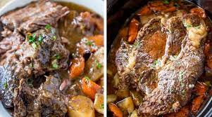 Country living editors select each product featured. Ultimate Slow Cooker Pot Roast Dinner Then Dessert