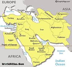 It's used as the standard time. Middle East Time Zone Map Worldatlas Com
