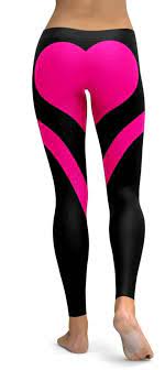 We should also probs mention that the reflective logo is perfect for night. Heart Leggings Today S Fashion Item Funky Leggings Pink Leggings Black Leggings