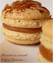 Macarons Au Caramel Et Sel De Guerande Chefnini Recette Macaron Alimentation Recette Son De Ble