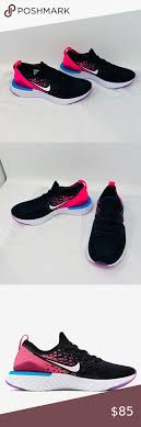 Nike Epic React Flyknit 2 Gs Us 5 5 125 Nike Epic React Flyknit 2 Gs Us 4y Uk 3 5 Br 34 5 Cm 23 Eur 36 This Is A Youth Size Nike Flyknit Black Nikes