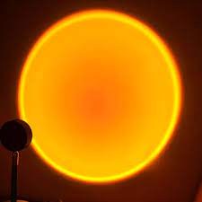 Modern Background Wall Decoration 90 Rotatable Rainbow Sunset Projection Floor Lamp Led Sunset Global Sources