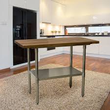 Robles Prep Table With Solid Wood Top In 2020 Stainless Steel Counters Home Appliances Furniture
