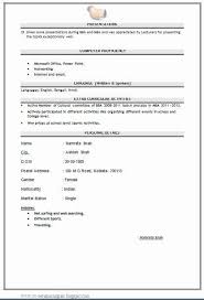 Given below are 5 sample resume formats for freshers in ms word.doc format with two pages, each will give you an idea Simple Resume Format Free Download Outline Samples Freshers Word Hudsonradc