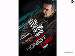 High resolution official theatrical movie poster (#1 of 2) for honest thief (2020). Honest Thief Movie Wallpaper 1