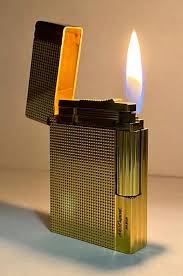 St Dupont Diamond Head Gold Plated Gatsby Lighter Dupont Lighter Lighter Plating