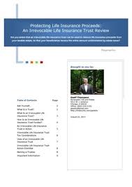 The ability to claim these proceeds will depend on the specific terms of the insurance. Protecting Life Insurance Proceeds An Irrevocable Life Insurance Trust Review By Leaderscorner Issuu