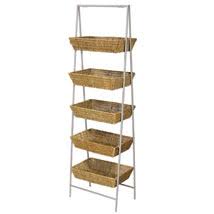Buy tiered fruit stand and get the best deals at the lowest prices on ebay! 5 Tier Wicker Basket Stand Fruit Basket Display Bakery Baskets