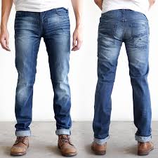 Details About New Nudie Mens Slim Fit Stretch Denim Jeans Thin Finn Organic Strikey