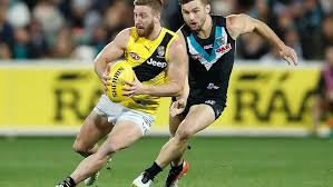 Team logo for richmond tigers. Highlights Port Adelaide V Richmond