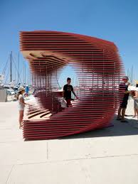 The Porthole Prix Du Public Prix Du Jury La Grande Motte 2015 Pavilion Architecture Pavilion Design Temporary Architecture