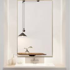 This can be fixed by. Gold Bathroom Mirrors Bath The Home Depot