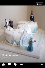 Frozen Themed Number 3 Shaped Cake Disney Frozen Anna Elsa Olaf Frozen Birthday Cake 3rd Birthday Cakes Cake Designs Birthday