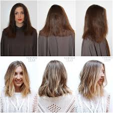 Coloring your own hair requires skill, dexterity, and a basic familiarity with science. All Done In One Day The Salon In La Ramirez Tran Salon Blonde Hair Transformations Short Hair Balayage Hair Looks