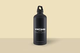 Download Aluminium Water Bottle Mockup Mockupblast