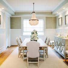 Prepare the dining room and remove old chair rail. Tall Dining Room Wainscoting Design Ideas